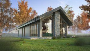 Moderne design hytte